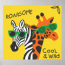 Recherche de cool zebra posters Animal