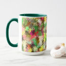 Recherche de peinture abstraite colorée tasses Rose