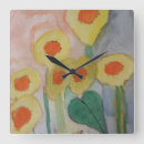 Recherche de tournesol orange horloges Été