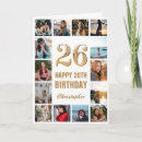 Recherche de de 26 ans anniversaire cartes Vingt sixième