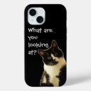 Zoek naar zwarte katten iphone hoesjes Grappige kat