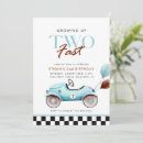 Recherche de blue race car invitations Bleu