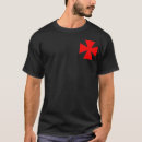 Recherche de croix maltaise tshirts Rouge