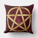 Recherche de pentagramme coussins Païen