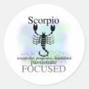 Recherche de signes astrologiques autocollants Scorpio