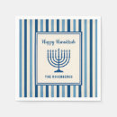 Recherche de hanukkah serviettes Heureux
