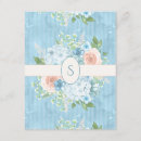 Recherche de bleu de fleur vœux cartes Typographie