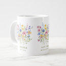 Recherche de fleurs bleues jaunes tasses Mère