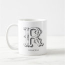 Recherche de grande lettre tasses Style coloré