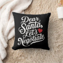Recherche de père noël drôle coussins Famille
