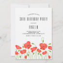 Recherche de poppies anniversaire invitations Fleurs