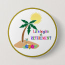 Zoek naar pensionering buttons Plezier