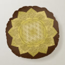 Recherche de mandala de fleur coussins Sacré