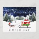 Recherche de chien de neige cartes postales Aquarelle