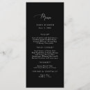 Recherche de vintage mariage menus Noir