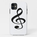 Zoek naar muziek sleutel iphone hoesjes Symbool
