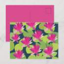 Recherche de nénuphars roses cartes postales Lotus