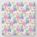 Zoek naar leuke bloemen onderzetters Patroon