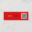 Recherche de technologie moderne cartes visite Code qr