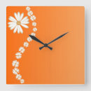 Recherche de marguerite orange horloges Floral