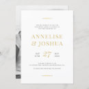 Recherche de faux de mariage invitations Minimaliste