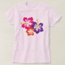 Recherche de hibiscus tshirts Orange