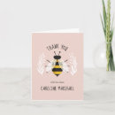 Recherche de abeilles de miel vœux cartes Baby