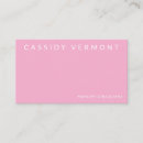 Recherche de blush pink cartes visite Consultant