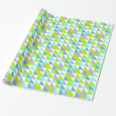 Recherche de motif triangle papier cadeau Bleu