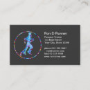 Recherche de runner cartes visite Course