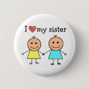 Zoek naar mijn zus buttons Broer of zus
