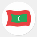 Recherche de maldives autocollants Drapeau des maldives