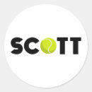 Recherche de joueurs de tennis autocollants Nom