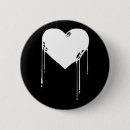 Recherche de emo gothique badges Coeur