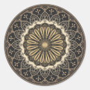 Zoek naar mandala patroon stickers Elegant