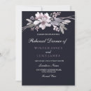 Recherche de floral répétition dîner invitations Violet