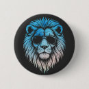 Recherche de roi lion badges Aquarelle