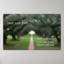 Zoek naar vertrouw op uw weg posters Vertrouwen