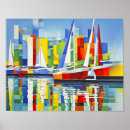 Recherche de petit bateau posters Moderne