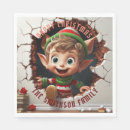 Recherche de elfe serviettes Fête de noël