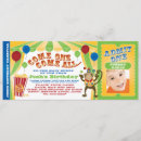 Recherche de billet de carnaval invitations Singe