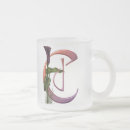 Recherche de initiales décorées tasses Floral