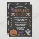 Recherche de chalkboard halloween invitations Éffrayant