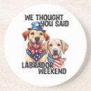 Zoek naar hondenliefhebber onderzetters Labrador