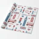 Recherche de drapeau anglais papier cadeau Londres