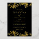 Recherche de black gold floral mariage invitations Pour tous