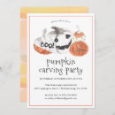 Zoek naar pumpkin carving uitnodigingen Modern