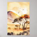 Zoek naar afrikaanse zonsondergang posters Safari