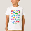 Recherche de alphabet tshirts Dinosaures