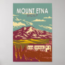 Recherche de la sicile posters Voyage vintage rétro